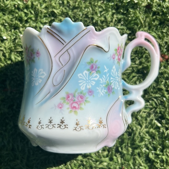 Brandenburg Vintage Porcelain Mustache Shaving Mug Cup w/ Native American Indian - Picture 2 of 9